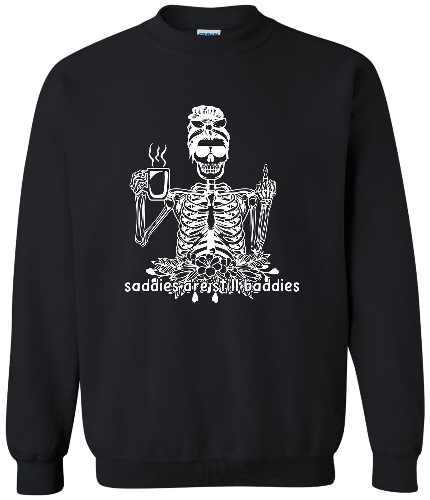 Skeleton Mental Health Crewneck Sweatshirts