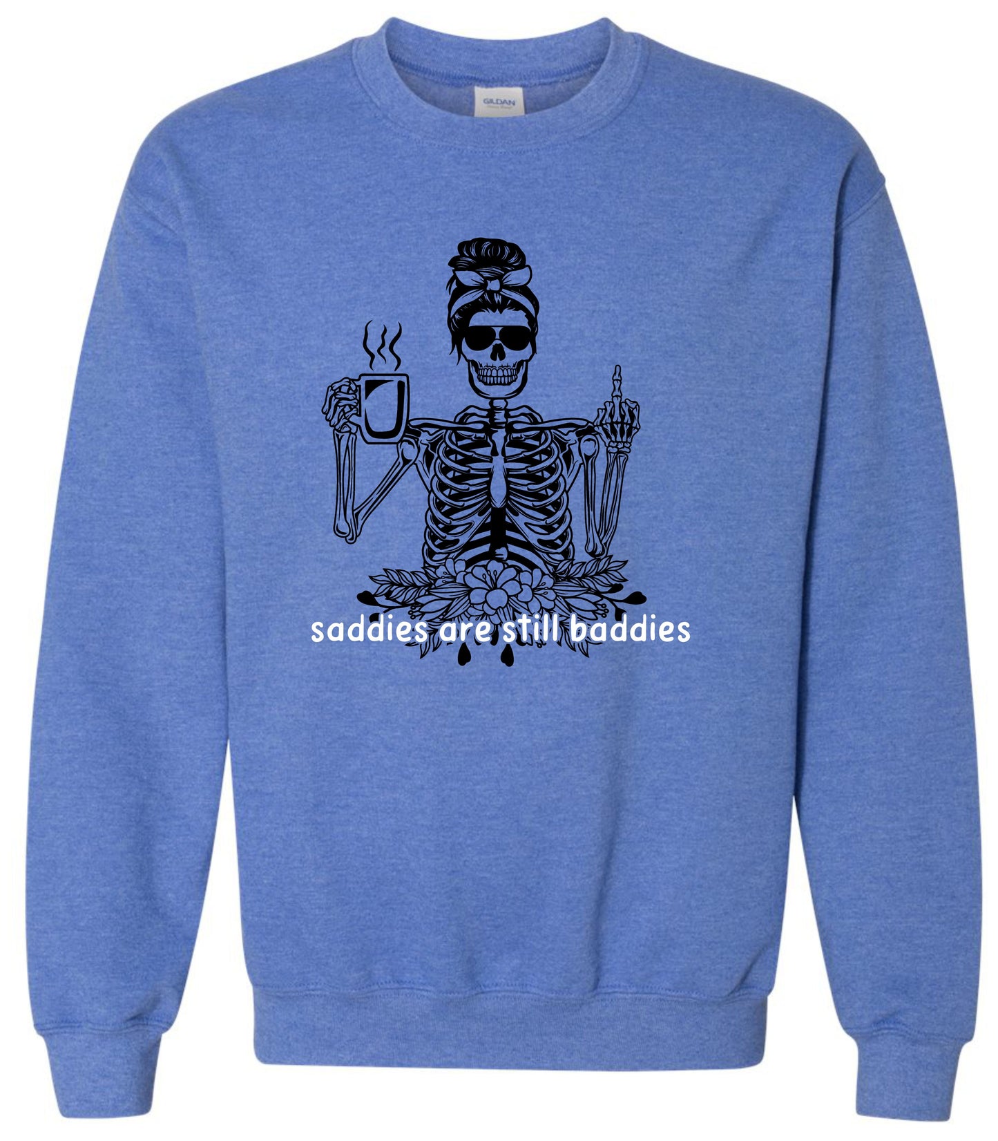 Skeleton Mental Health Crewneck Sweatshirts