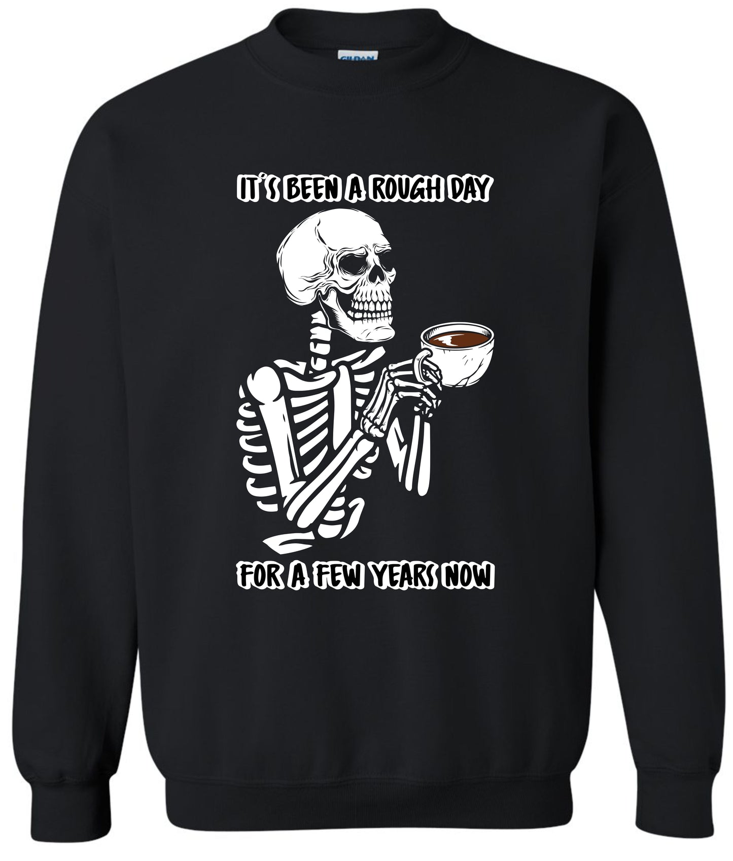 Skeleton Mental Health Crewneck Sweatshirts
