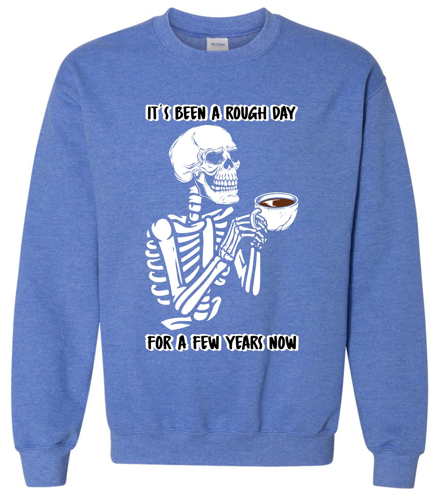 Skeleton Mental Health Crewneck Sweatshirts