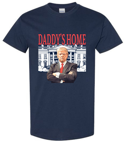 Daddy's Home Trump 47th President 2024 Red Design