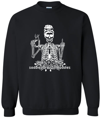 Skeleton Mental Health Crewneck Sweatshirts
