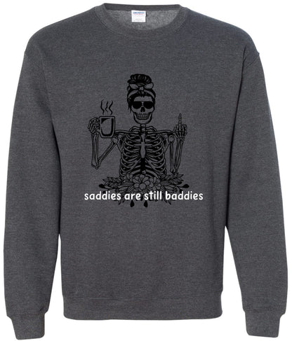 Skeleton Mental Health Crewneck Sweatshirts
