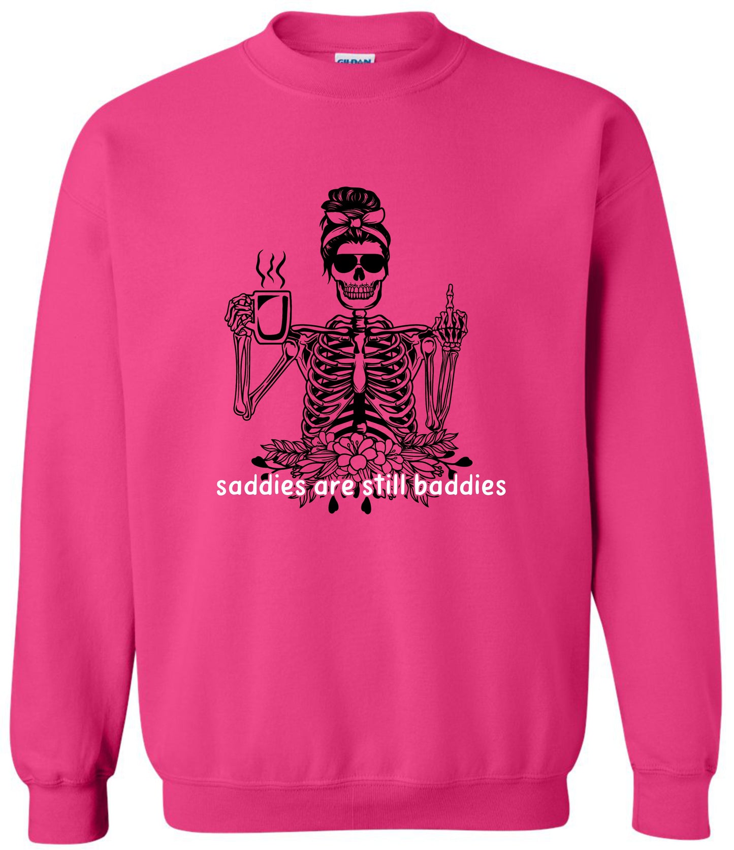 Skeleton Mental Health Crewneck Sweatshirts