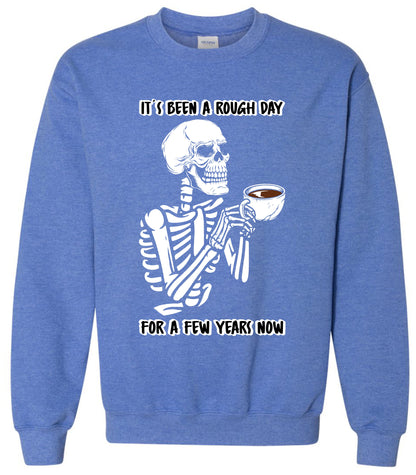 Skeleton Mental Health Crewneck Sweatshirts