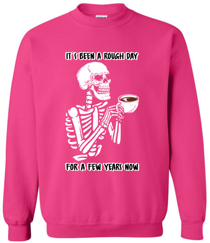 Skeleton Mental Health Crewneck Sweatshirts